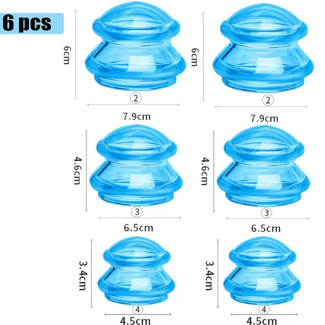 Silicone Massage Cups – Deep Tissue Relaxation Therapy