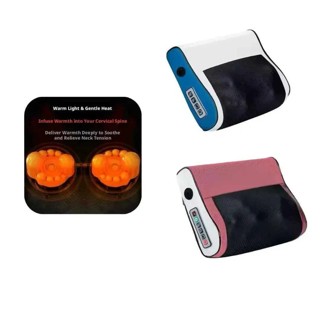 4D Kneading Neck Massage Pillow with Heating for Neck