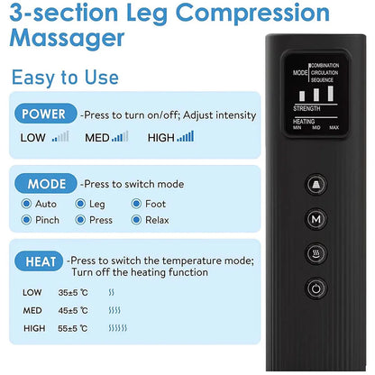 KO Electric Leg Muscle Relaxor ALC480 – Six Massage Modes