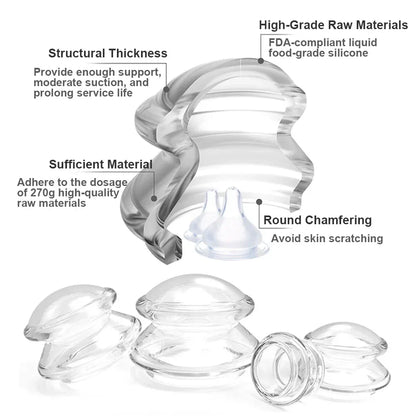 Silicone Massage Cups – Deep Tissue Relaxation Therapy