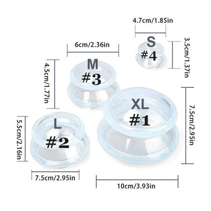 Silicone Massage Cups – Deep Tissue Relaxation Therapy