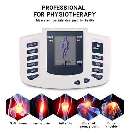 Electrostimulator Physiotherapy TENS EMS Massager with 12 Modes for Body