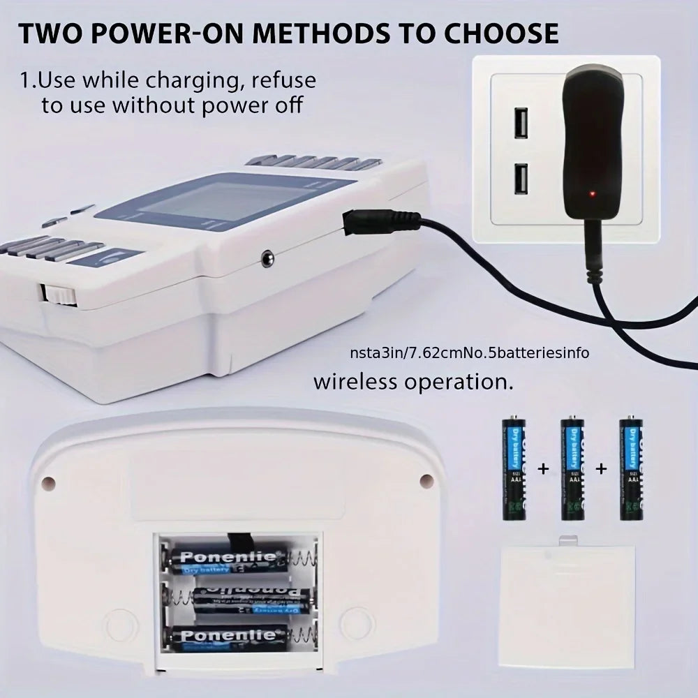 Electronic Pulse Massager EMS Tens Muscle Stimulator