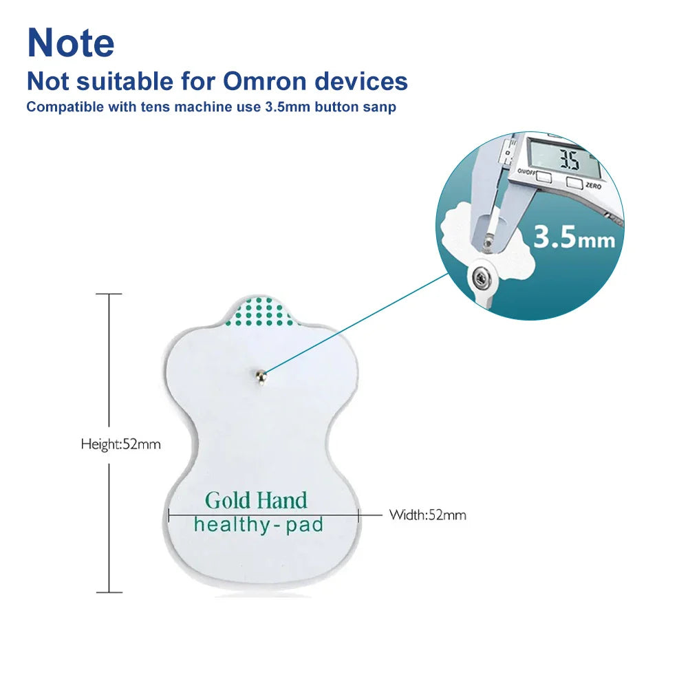 Reusable EMS Electrode Gel Pads