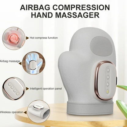 Electric Hand Massager – Airbag Compression and Heating