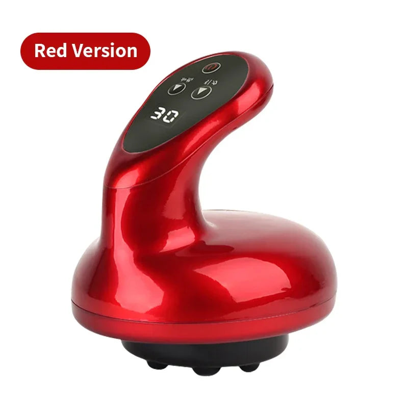Electric Scraping Cupping Massage Device With Vacuum Cup