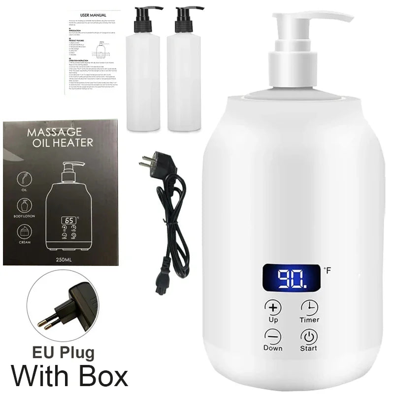 Massage Oil Heater With LED Screen – Digital Display