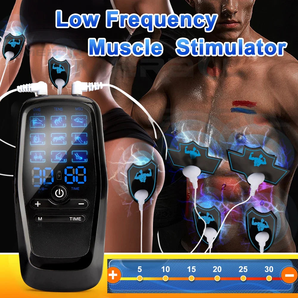 TENS Muscle Stimulator EMS Massager – Neck Back Therapy