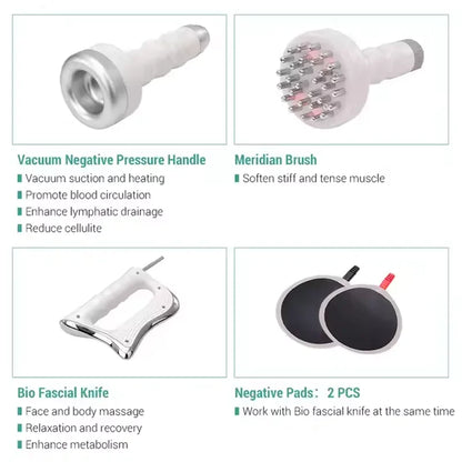 4 In 1 Microcurrent Heating Massage Machine For Pain Relief