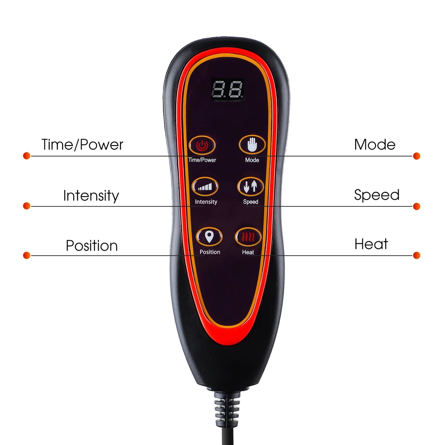 LT-536 Carseat Massage Cushion – Soothing Heat Therapy