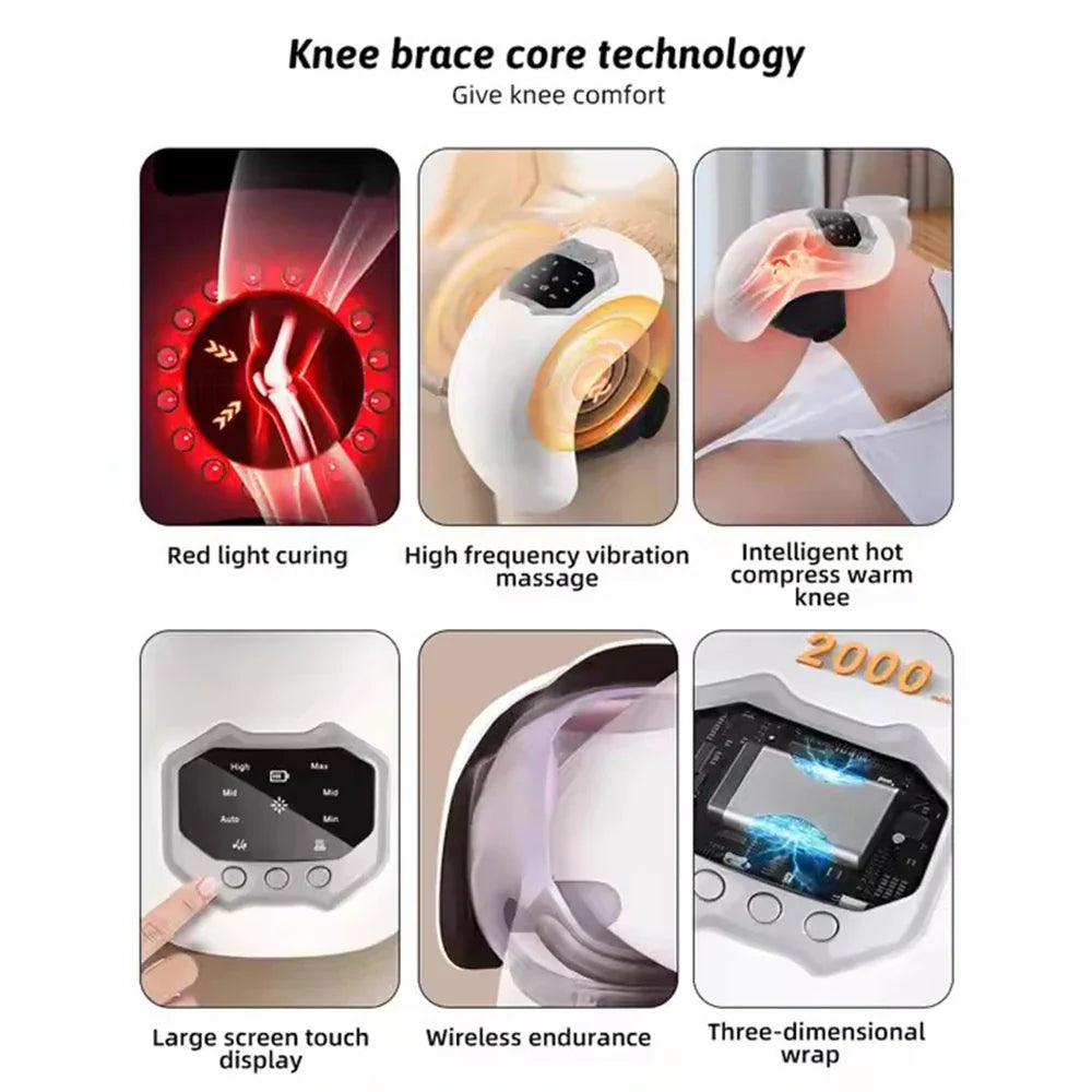 Wireless Knee Massager – Air Pressure And Vibration
