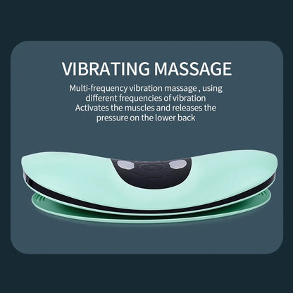 Electric Lumbar Traction Massager – Adjustable Vibration for Ultimate Comfort