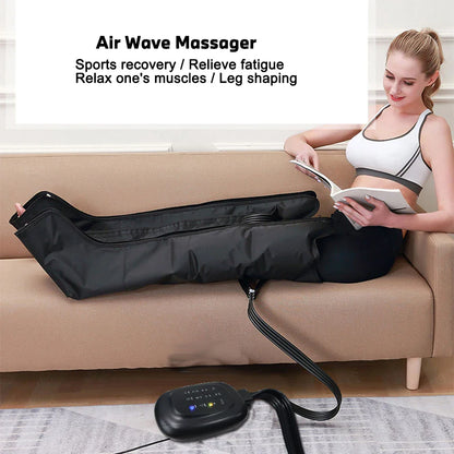 Air Compression Leg Massager for Foot Circulation, Calf Relief