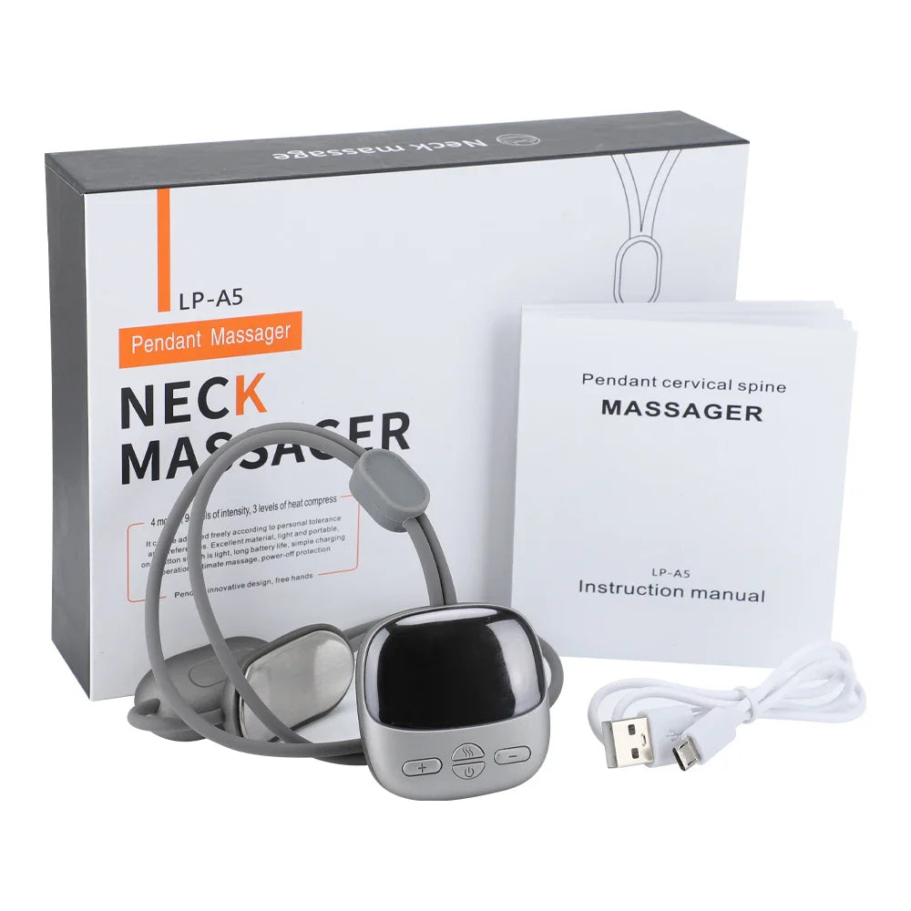 Electric Hanging Neck Massager – 9 Gear Heat Massage