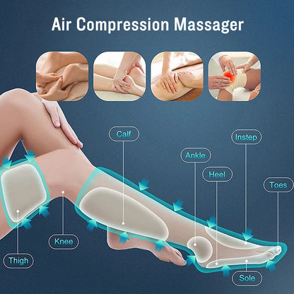 ALC472 Pressotherapy Leg Massager – Rechargeable Battery