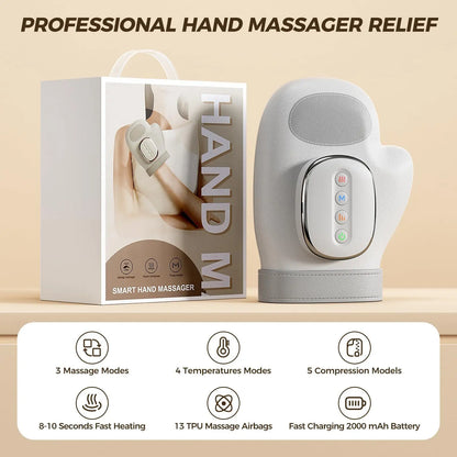 Electric Hand Massager – Airbag Compression and Heating