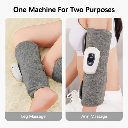 Wireless Rechargeable Leg Massager With 360 Degree Air Compression For Calves