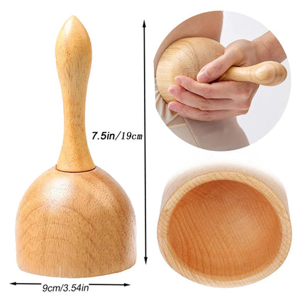 Wooden Handheld Massage Cup – Effective Anti-Cellulite Tool