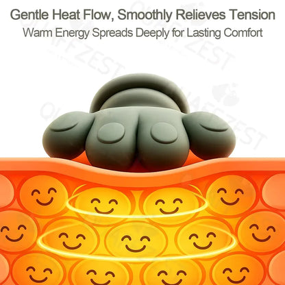Portable Wireless Heated Neck and Shoulder Massager with Trapezius Kneading