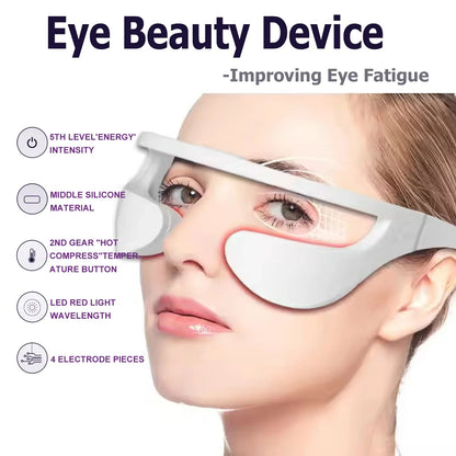 Vibration Red Light Eye Massager - Red Light Therapy