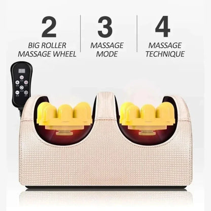 Electric Foot Massager With Remote Heating Shiatsu Kneading