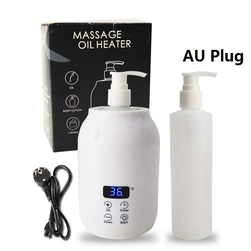 250ML Electric Massage Oil Warmer – Digital LED Touch Screen