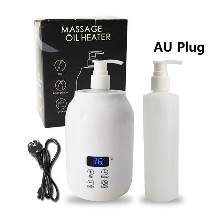 250ML Electric Massage Oil Warmer – Digital LED Touch Screen