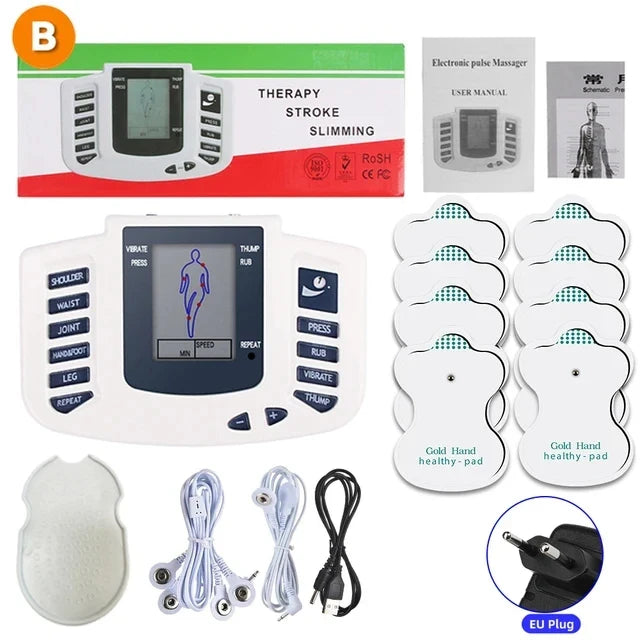 EMS Tens Electro Muscle Stimulator 8 Modes Pulse Massager