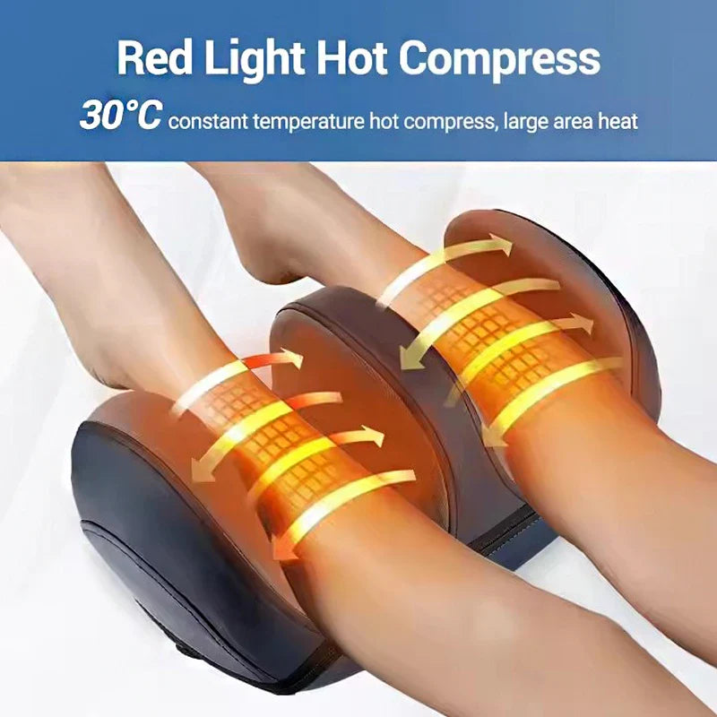 Electric Calf And Foot Massager With Shiatsu Hot Compression