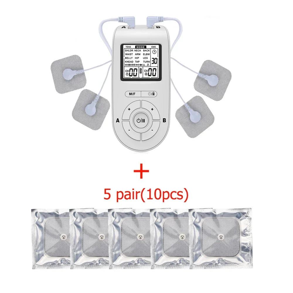 TENS EMS Physiotherapy Massager with 40 Adjustable Levels, 24 Modes
