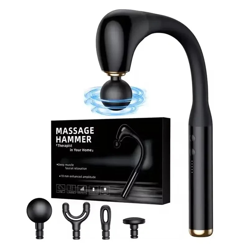 Fascia Gun Portable Deep Tissue Massage - Extended Handle