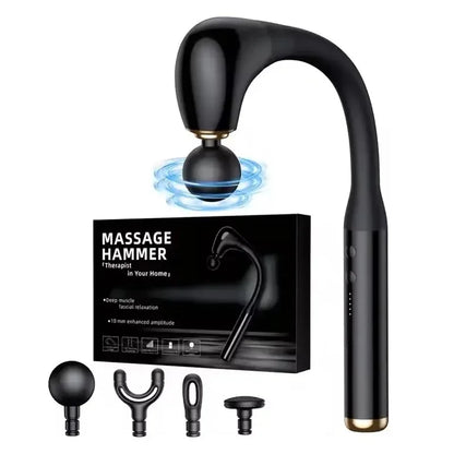 Fascia Gun Portable Deep Tissue Massage - Extended Handle
