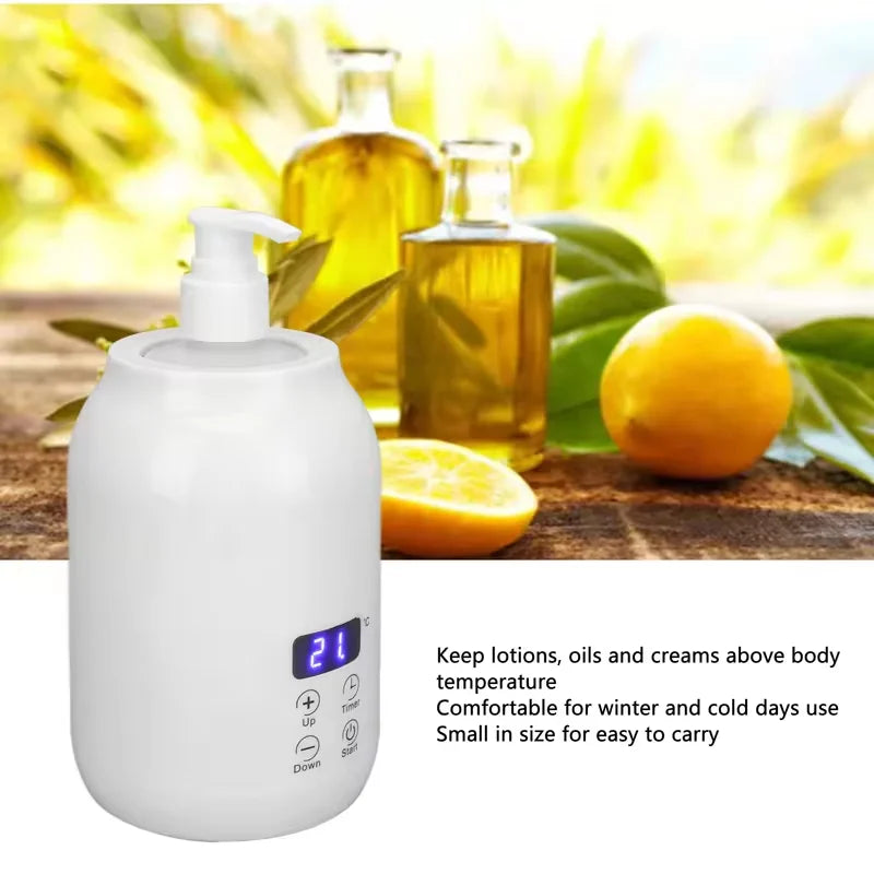 Massage Oil Heater With LED – Temperature Control 30-65C