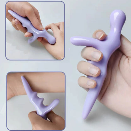T Shaped Massager Handheld Acupressure Reflexology Tool