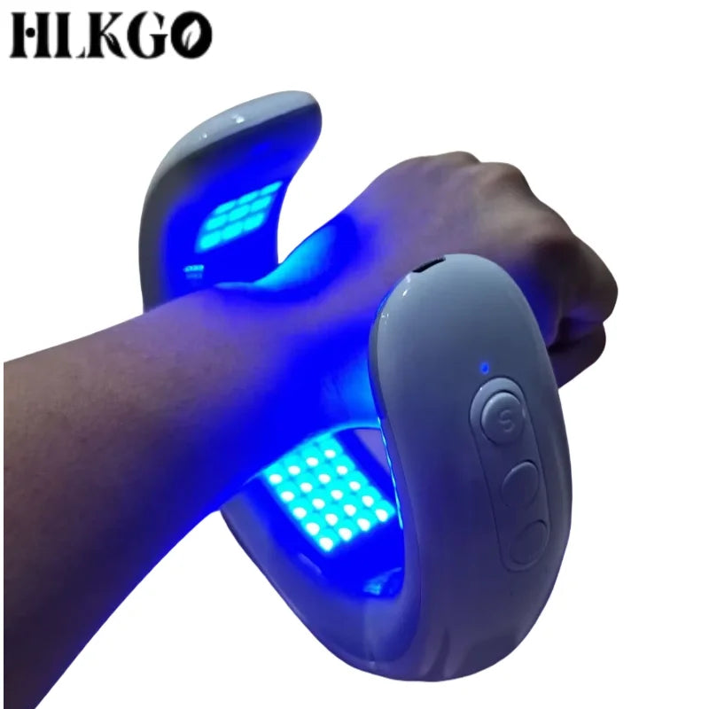 Cervical Spine Massager 3 Gears 6 Modes USB Charge Red Blue