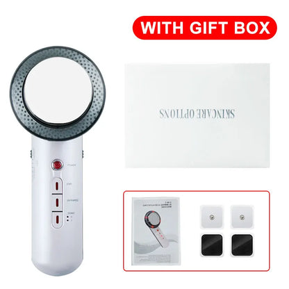 Ultrasound Cavitation EMS Face and Body Slimming Massager, Fat Burner