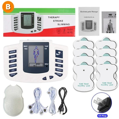 EMS Tens Electro Muscle Stimulator 8 Modes Pulse Massager