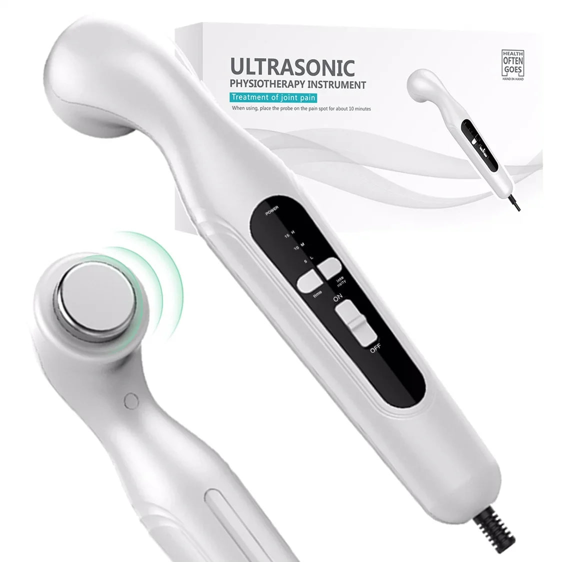 Ultrasound Pain Relief Massager for Home Use, Arthritis Therapy Equipment