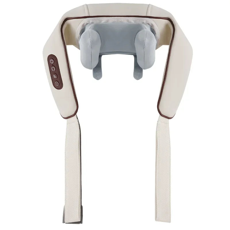 P100 – Heated Shiatsu Neck Massage Wrap With Heat Therapy