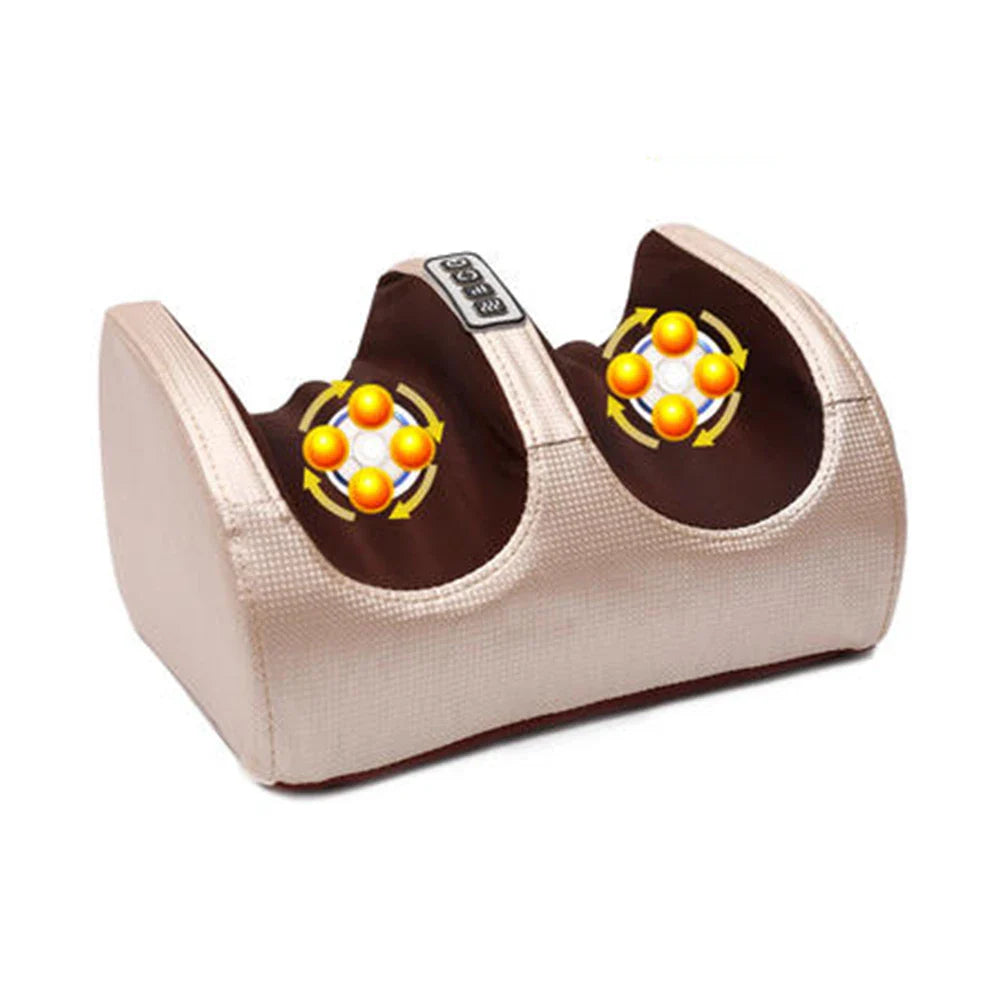 Electric Foot Massager with Heating, Shiatsu Kneading and Roller Massage