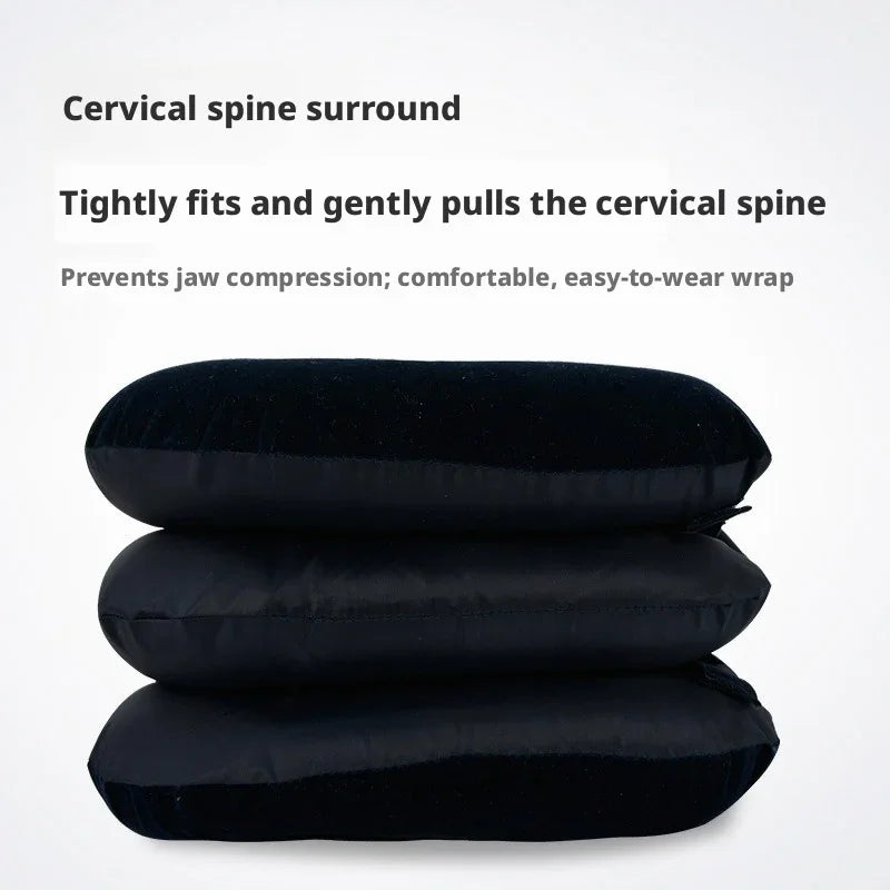 Portable Inflatable U-Shaped Neck Massager for Cervical Support and Relief