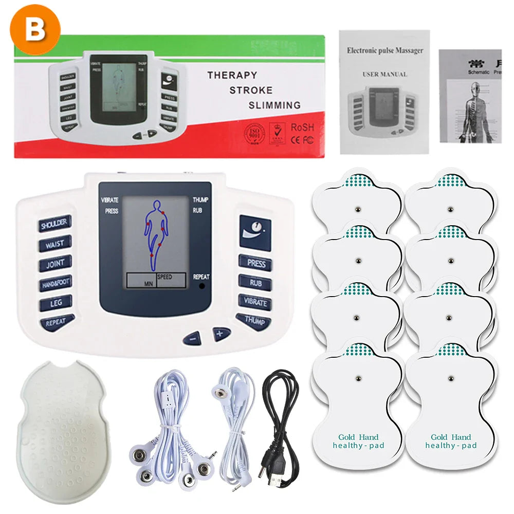 Electronic Pulse Massager EMS Tens Muscle Stimulator