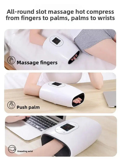 Electric Hand Massager With Airbag Hot Compress And 3 Modes