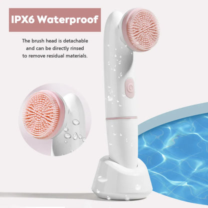 Dual-Action Facial Cleansing Brush