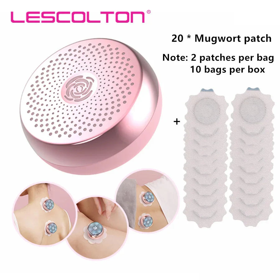 Electric Smokeless Moxibustion Massager for Neck and Shoulders, Heated Therapy