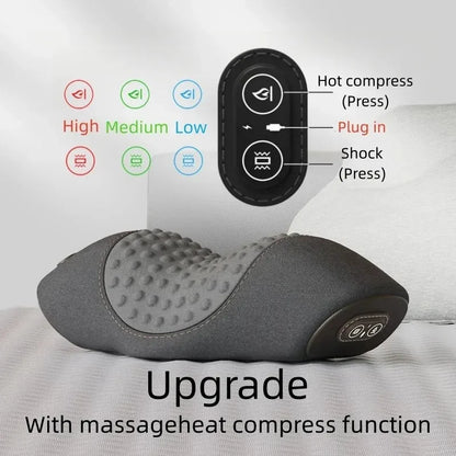 Electric Heating Massage Pillow Cervical Shiatsu Massager