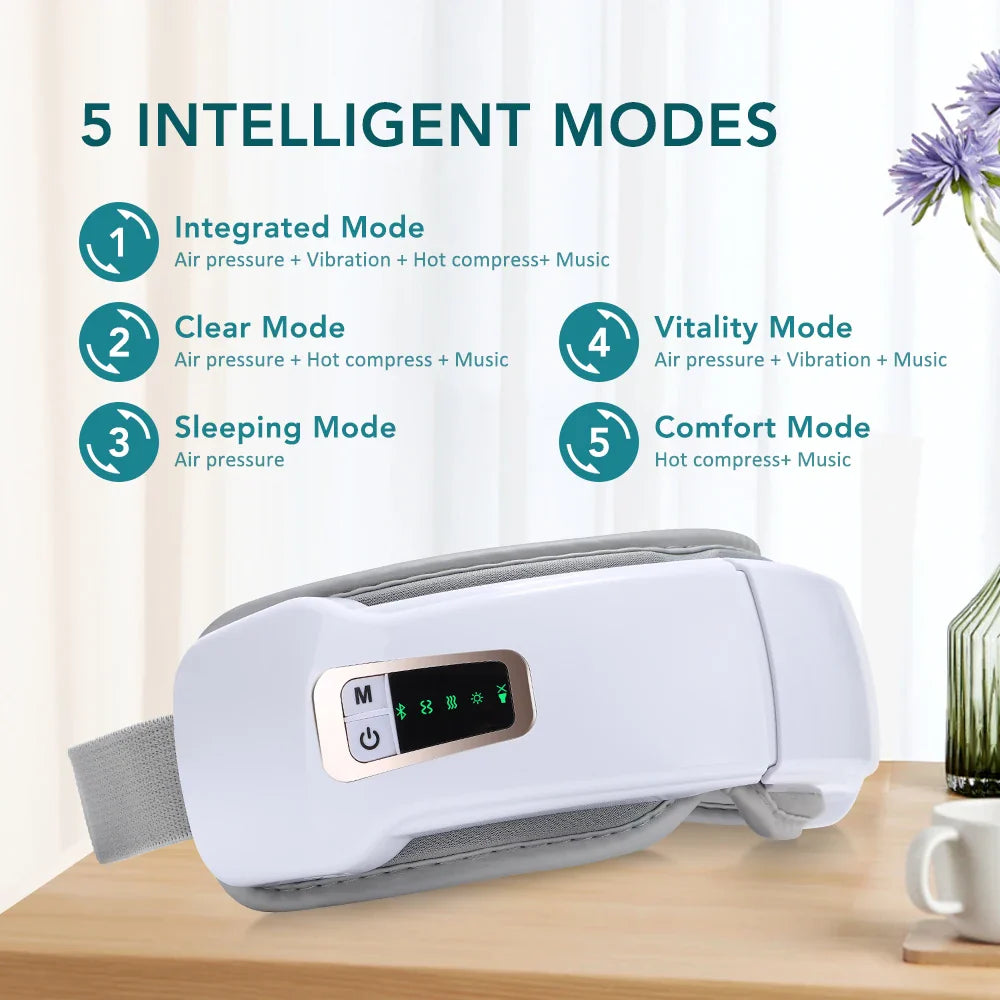 Hailicare TH-823 Vibration Eye Massager – Heat Therapy