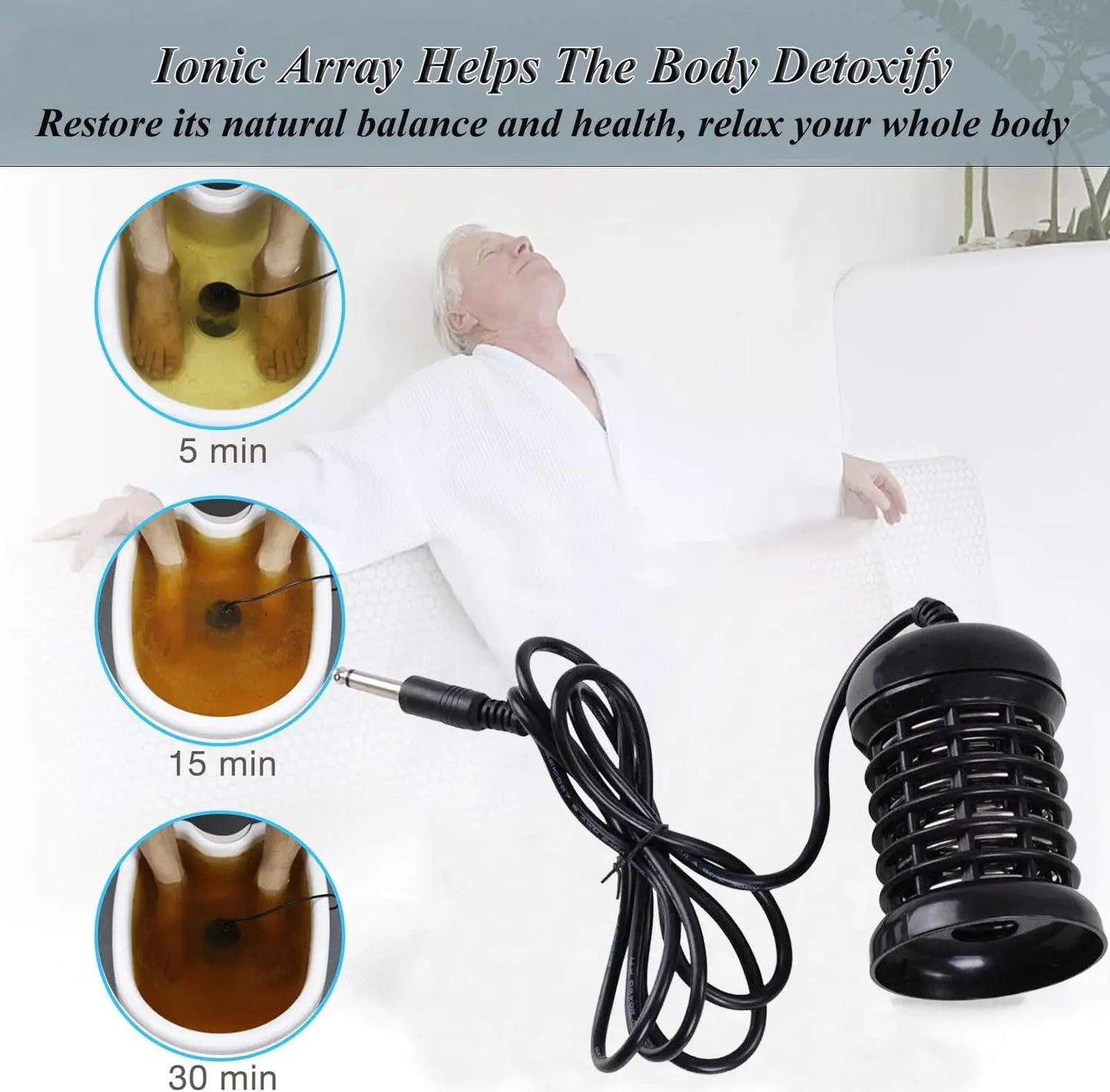 Ionic Detox Foot Bath Head For Spa Massage Machine