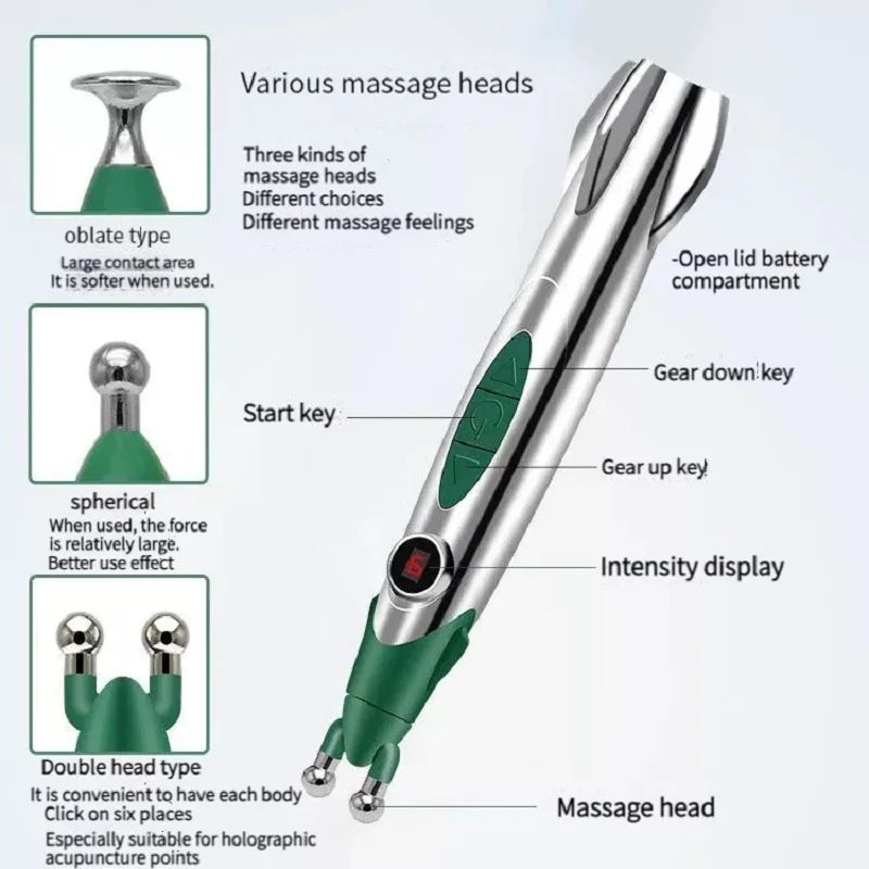 Pen Painkiller Acupuncture Massageador – Nine Power Levels