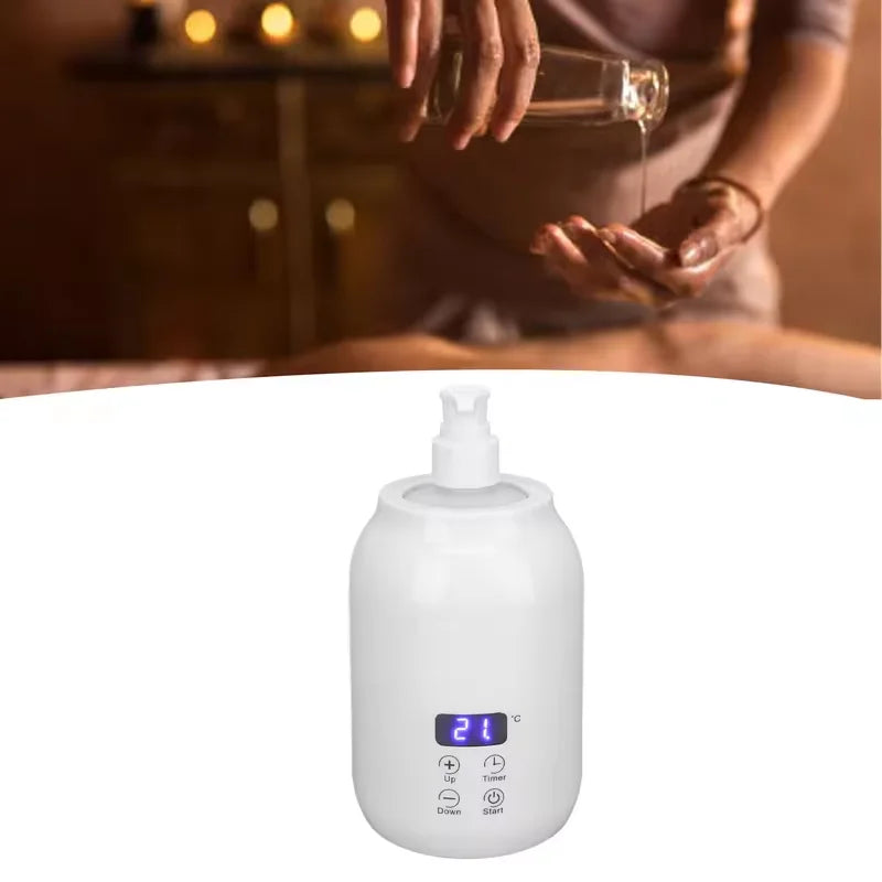 Massage Oil Heater With LED – Temperature Control 30-65C